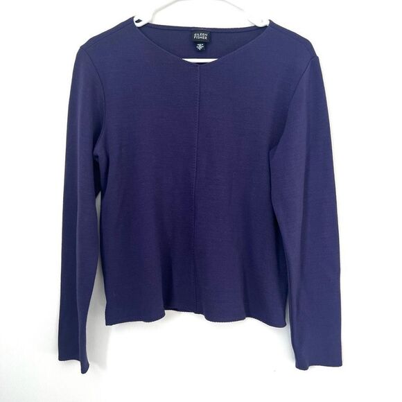Eileen Fisher Purple Blouse - Picture 1 of 6
